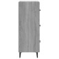 vidaXL Sideboard Grau Sonoma 34,5x34x90 cm Holzwerkstoff vidaXL Sideboard Grau Sonoma 34,5x34x90 cm Holzwerkstoff