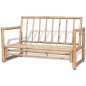 vidaXL 4-tlg. Garten-Lounge-Set mit Auflagen Bambus vidaXL 4-tlg. Garten-Lounge-Set mit Auflagen Bambus