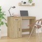 vidaXL Schreibtisch Sonoma-Eiche 100x49x75 cm Holzwerkstoff vidaXL Schreibtisch Sonoma-Eiche 100x49x75 cm Holzwerkstoff