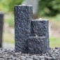 HEISSNER Terrassenbrunnen mit LED Neptun 15/25/40 cm Schwarz HEISSNER Terrassenbrunnen mit LED Neptun 15/25/40 cm Schwarz