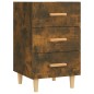 vidaXL Nachttisch Räuchereiche 40x40x66 cm Holzwerkstoff vidaXL Nachttisch Räuchereiche 40x40x66 cm Holzwerkstoff