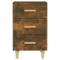 vidaXL Nachttisch Räuchereiche 40x40x66 cm Holzwerkstoff vidaXL Nachttisch Räuchereiche 40x40x66 cm Holzwerkstoff
