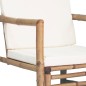 vidaXL 4-tlg. Garten-Lounge-Set mit Auflagen Bambus vidaXL 4-tlg. Garten-Lounge-Set mit Auflagen Bambus