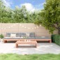 vidaXL 4-tlg. Garten-Lounge-Set mit Kissen Massivholz Douglasie vidaXL 4-tlg. Garten-Lounge-Set mit Kissen Massivholz Douglasie