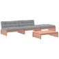 vidaXL 4-tlg. Garten-Lounge-Set mit Kissen Massivholz Douglasie vidaXL 4-tlg. Garten-Lounge-Set mit Kissen Massivholz Douglasie