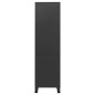 vidaXL Industrial Kleiderschrank Schwarz 90x50x180 cm Metall vidaXL Industrial Kleiderschrank Schwarz 90x50x180 cm Metall