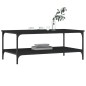 vidaXL Couchtisch Schwarz 100x55x40 cm Holzwerkstoff vidaXL Couchtisch Schwarz 100x55x40 cm Holzwerkstoff