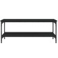 vidaXL Couchtisch Schwarz 100x55x40 cm Holzwerkstoff vidaXL Couchtisch Schwarz 100x55x40 cm Holzwerkstoff