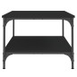 vidaXL Couchtisch Schwarz 100x55x40 cm Holzwerkstoff vidaXL Couchtisch Schwarz 100x55x40 cm Holzwerkstoff