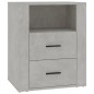 vidaXL Nachttisch Betongrau 50x36x60 cm Holzwerkstoff vidaXL Nachttisch Betongrau 50x36x60 cm Holzwerkstoff