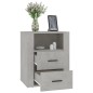 vidaXL Nachttisch Betongrau 50x36x60 cm Holzwerkstoff vidaXL Nachttisch Betongrau 50x36x60 cm Holzwerkstoff