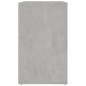 vidaXL Nachttisch Betongrau 50x36x60 cm Holzwerkstoff vidaXL Nachttisch Betongrau 50x36x60 cm Holzwerkstoff