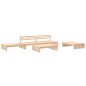 vidaXL 5-tlg. Garten-Lounge-Set mit Kissen Massivholz vidaXL 5-tlg. Garten-Lounge-Set mit Kissen Massivholz