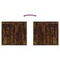 vidaXL Sideboard Räuchereiche 80x36x75 cm Holzwerkstoff vidaXL Sideboard Räuchereiche 80x36x75 cm Holzwerkstoff