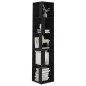 vidaXL Eckregal Schwarz 33x33x164,5 cm Holzwerkstoff vidaXL Eckregal Schwarz 33x33x164,5 cm Holzwerkstoff