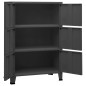 vidaXL Lagerschrank Industrial Anthrazit 75x40x115 cm Metall vidaXL Lagerschrank Industrial Anthrazit 75x40x115 cm Metall