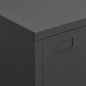 vidaXL Lagerschrank Industrial Anthrazit 75x40x115 cm Metall vidaXL Lagerschrank Industrial Anthrazit 75x40x115 cm Metall