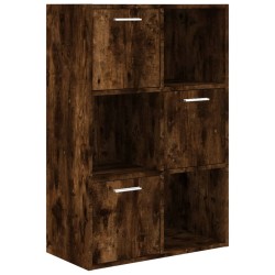 vidaXL Lagerschrank Räuchereiche 60x29,5x90 cm