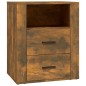 vidaXL Nachttisch Räuchereiche 50x36x60 cm Holzwerkstoff vidaXL Nachttisch Räuchereiche 50x36x60 cm Holzwerkstoff