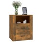 vidaXL Nachttisch Räuchereiche 50x36x60 cm Holzwerkstoff vidaXL Nachttisch Räuchereiche 50x36x60 cm Holzwerkstoff
