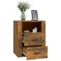 vidaXL Nachttisch Räuchereiche 50x36x60 cm Holzwerkstoff vidaXL Nachttisch Räuchereiche 50x36x60 cm Holzwerkstoff