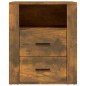 vidaXL Nachttisch Räuchereiche 50x36x60 cm Holzwerkstoff vidaXL Nachttisch Räuchereiche 50x36x60 cm Holzwerkstoff