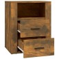 vidaXL Nachttisch Räuchereiche 50x36x60 cm Holzwerkstoff vidaXL Nachttisch Räuchereiche 50x36x60 cm Holzwerkstoff