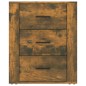 vidaXL Nachttisch Räuchereiche 50x36x60 cm Holzwerkstoff
