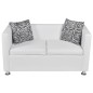 vidaXL Sofa-Set Kunstleder 3-Sitzer + 2-Sitzer + Sessel Weiß vidaXL Sofa-Set Kunstleder 3-Sitzer + 2-Sitzer + Sessel Weiß