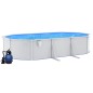 vidaXL Pool mit Sandfilterpumpe 610x360x120 cm vidaXL Pool mit Sandfilterpumpe 610x360x120 cm