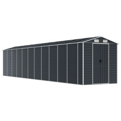 vidaXL Gerätehaus Anthrazit 191x980x198 cm Verzinkter Stahl