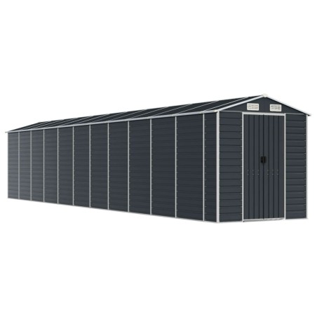 vidaXL Gerätehaus Anthrazit 191x980x198 cm Verzinkter Stahl