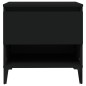 vidaXL Beistelltisch Schwarz 50x46x50 cm Holzwerkstoff vidaXL Beistelltisch Schwarz 50x46x50 cm Holzwerkstoff