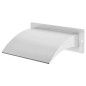 vidaXL Pool-Wasserfall Edelstahl 30x9x26 cm Silbern vidaXL Pool-Wasserfall Edelstahl 30x9x26 cm Silbern