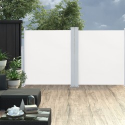vidaXL Seitenmarkise Ausziehbar Creme 140x600 cm 