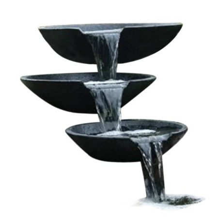 Ubbink Garten-Wasserfall mit Pumpe Muscheln 35/45/55 cm