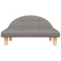 vidaXL Hundebett Taupe 70x52x30 cm Stoff vidaXL Hundebett Taupe 70x52x30 cm Stoff