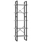 vidaXL Bücherregal 5 Fächer Betongrau 60x30x175 cm Holzwerkstoff vidaXL Bücherregal 5 Fächer Betongrau 60x30x175 cm Holzwerkstoff