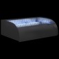 vidaXL Wasserfall mit LEDs 45x34x14 cm Edelstahl 304 vidaXL Wasserfall mit LEDs 45x34x14 cm Edelstahl 304