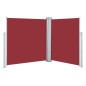 vidaXL Seitenmarkise Ausziehbar Rot 160x600 cm vidaXL Seitenmarkise Ausziehbar Rot 160x600 cm
