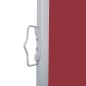 vidaXL Seitenmarkise Ausziehbar Rot 160x600 cm vidaXL Seitenmarkise Ausziehbar Rot 160x600 cm