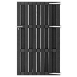 vidaXL Gartentor WPC 100x180 cm Grau