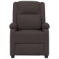 vidaXL Massagesessel Elektrisch Dunkelbraun Stoff vidaXL Massagesessel Elektrisch Dunkelbraun Stoff
