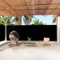 vidaXL Seitenmarkise Ausziehbar Schwarz 200x1000 cm vidaXL Seitenmarkise Ausziehbar Schwarz 200x1000 cm