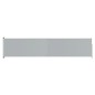 vidaXL Seitenmarkise Ausziehbar 140x600 cm Grau vidaXL Seitenmarkise Ausziehbar 140x600 cm Grau