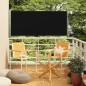 vidaXL Seitenmarkise Ausziehbar 160x300 cm Schwarz vidaXL Seitenmarkise Ausziehbar 160x300 cm Schwarz