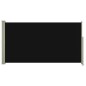 vidaXL Seitenmarkise Ausziehbar 160x300 cm Schwarz vidaXL Seitenmarkise Ausziehbar 160x300 cm Schwarz