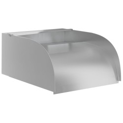 vidaXL Wasserfall mit LEDs 30x34x14 cm Edelstahl 304  