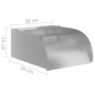 vidaXL Wasserfall mit LEDs 30x34x14 cm Edelstahl 304 vidaXL Wasserfall mit LEDs 30x34x14 cm Edelstahl 304