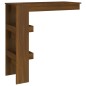 vidaXL Wand-Bartisch Braun Eichen-Optik 102x45x103,5 cm Holzwerkstoff vidaXL Wand-Bartisch Braun Eichen-Optik 102x45x103,5 cm Holzwerkstoff